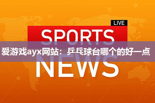 乒乓球台哪个的好一点