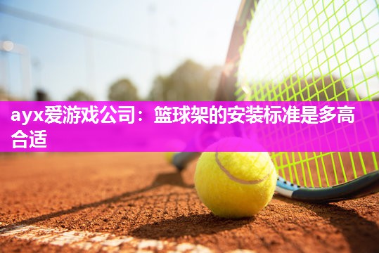 篮球架的安装标准是多高合适