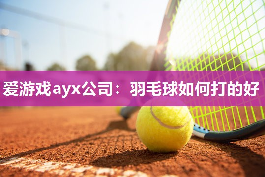 羽毛球如何打的好